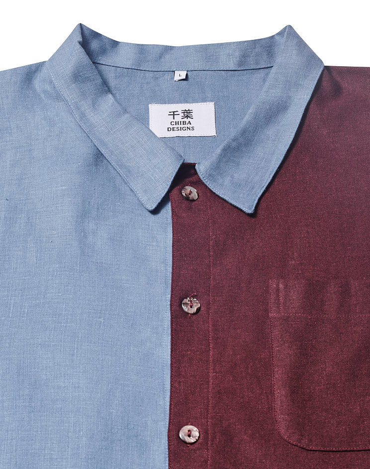 Two-Tone Blue/Maroon